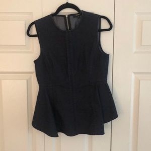 Theory denim sleeveless top